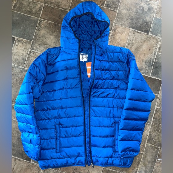 Brand new winter jacket xxl men size blue soft and warm - Picture 2 of 7